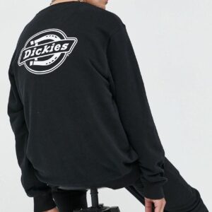 Dickies bluza męska kolor czarny z nadrukiem
