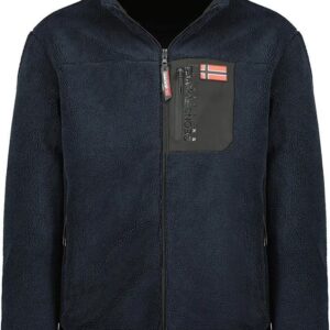 Geographical Norway Kurtka polarowa "Unreversible" w kolorze granatowym
