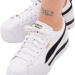 Puma Mayze Lth Damskie Białe (38198301)