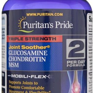 Puritan's Pride Glukozamina Chondroityna MSM - 180tabl