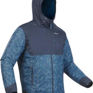 Quechua Kurtka Turystyczna Męska Zimowa Sh100 X Warm -10°C Wodoodporna Niebieski 4272488