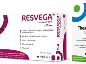 RESVEGA 60 kaps. + THEALOZ DUO Krople do oczu 3% 10 ml