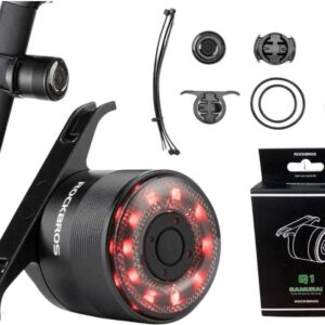 Rockbros Tylna Lampka Wodoodporna Q1 7X Kolor Led Usb Pod Siodełko