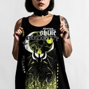 unisex tank top KILLSTAR - Shine Bright - Black - KSRA004326
